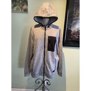Abercrombie & Fitch Mens Gray Sweater Jacket Size XL